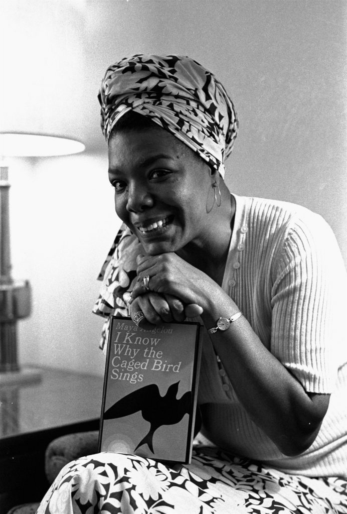 Maya Angelou Caged Bird autobiography - haut hisse
