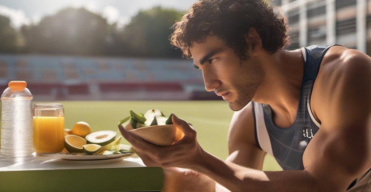 Alimentation équilibrée pour les athlètes - habits illustration